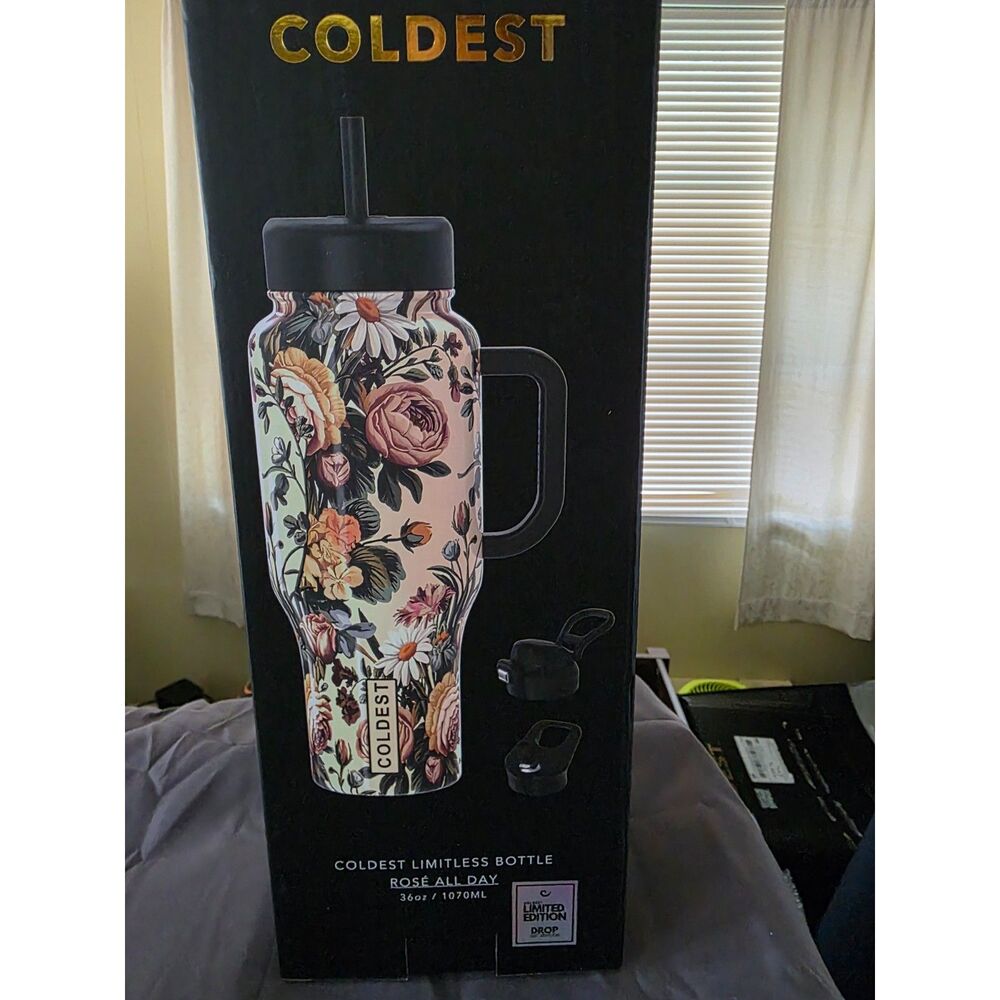 Coldest 36oz Rose All Day, Limited Edition Water Bottle